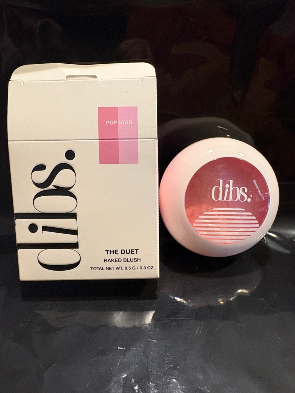 dibs. The Duet Baked Blush — Pop Star Pink